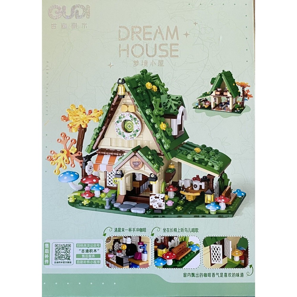 SUNHABI Forest Cafe House Toy Building Sets